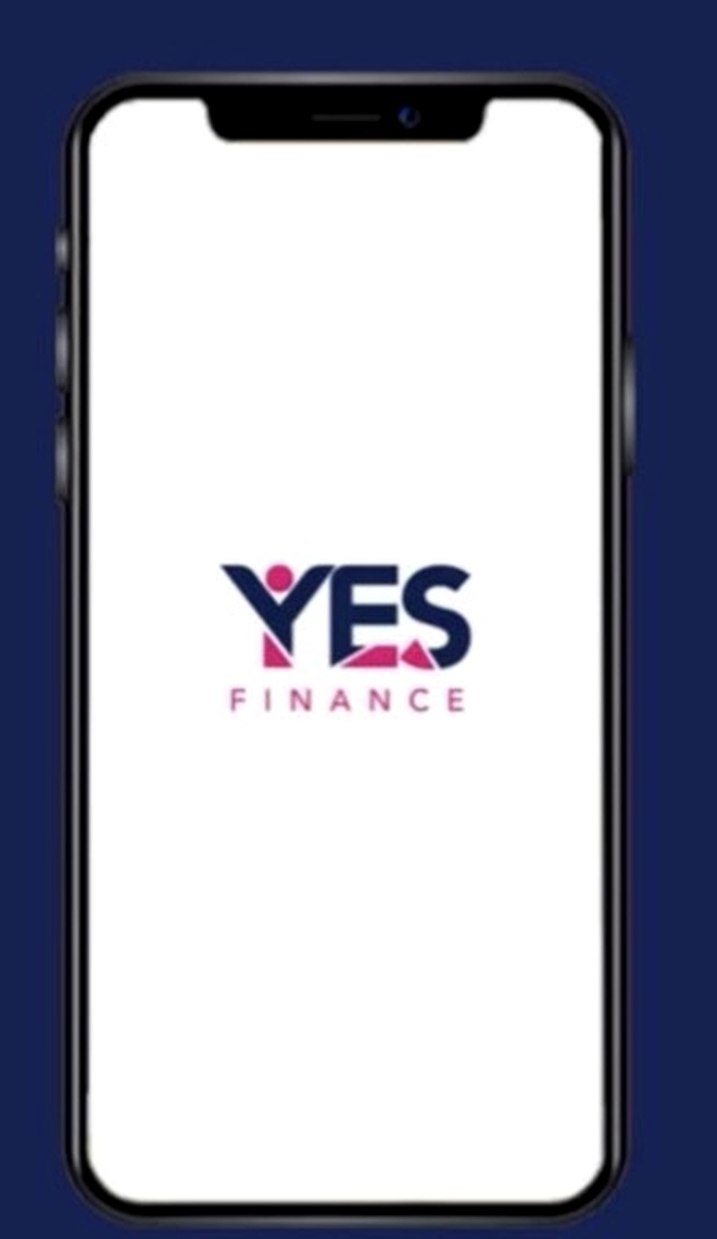 Tela inicial do aplicativo YES Finance